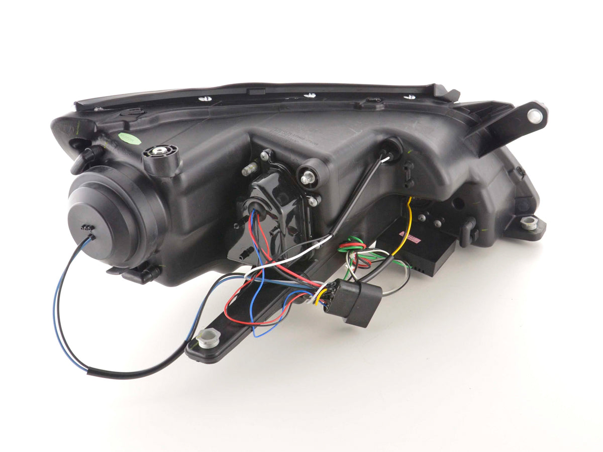 Scheinwerfer Set Daylight LED Tagfahrlicht VW Tiguan 07-11 chrom Scheinwerfer Set Daylight LED Tagfahrlicht VW Tiguan 07-11 chrom